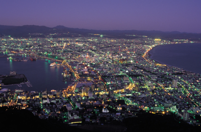 Night view from Mt.Hakodate